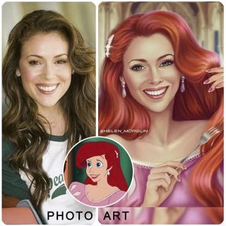 Alyssa Milano jako Ariel