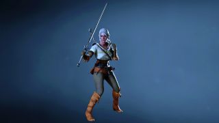 Geralt i Ciri w grze Resident Evil 2