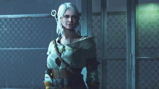 Geralt i Ciri w grze Resident Evil 2