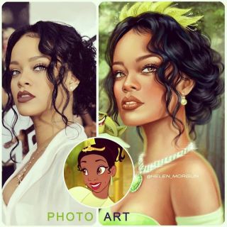 Rihanna jako Tiana