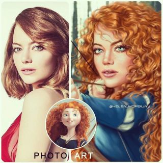 Emma Stone jako Merida