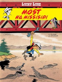 Lucky Luke. Most na Missisipi, tom 63 - okładka