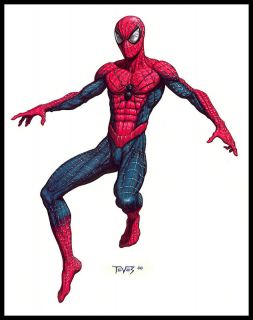 Spider-Man 2002 szkic koncepcyjny
