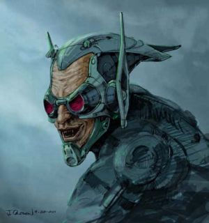 Spider-Man 2002 szkic koncepcyjny