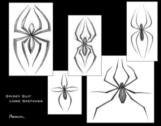 Spider-Man 2002 szkic koncepcyjny