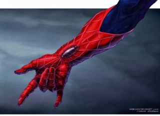Spider-Man 2002 szkic koncepcyjny