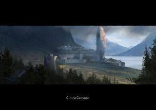 Wiedźmin - szkic koncepcyjny Cintry