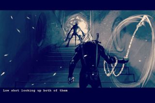 Storyboard sceny z Strzygą - Wiedźmin