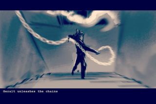 Storyboard sceny z Strzygą - Wiedźmin