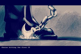 Storyboard sceny z Strzygą - Wiedźmin