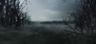 Wiedźmin - szkic koncepcyjny Blaviken