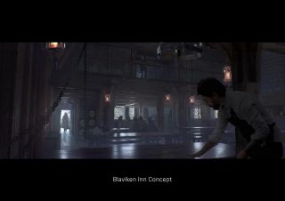 Wiedźmin - szkic koncepcyjny Blaviken