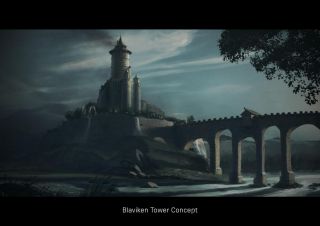 Wiedźmin - szkic koncepcyjny Blaviken