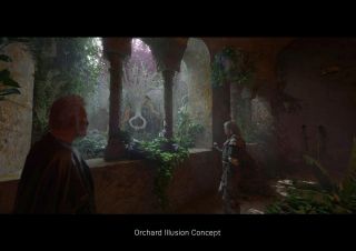 Wiedźmin - szkic koncepcyjny Blaviken