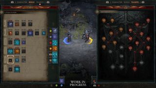 Diablo 4 - interfejs w trybie lokalnej kooperacji