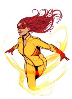 Firestar - trenowana na zabójczynię X-Menów, później stała się potężną członkinią Avengers. W katalogu jej mocy znajdziemy choćby manipulację promieniowaniem mikrofalowym czy zdolność wchłonięcia energii elektromagnetycznej.