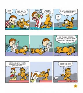 Garfield. Tłusty koci trójpak. Tom 6 - plansza