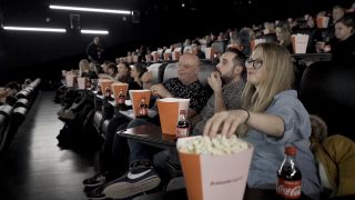Stelaż premiera audioseansu w Multikinie