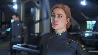 Gillian Anderson w Star Citizen: Squadron 42