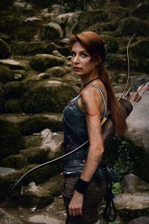 Lana-Lara jako Lara Croft