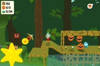 7. (ex aequo) Rolando 2: Quest for the Golden Orchid (iOS) - średnia ocen: 90