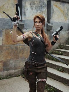 Lena-Lara jako Lara Croft