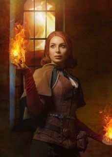 Lena-Lara jako Triss Merigold