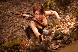 Lena-Lara jako Lara Croft