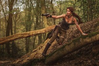 Lena-Lara jako Lara Croft