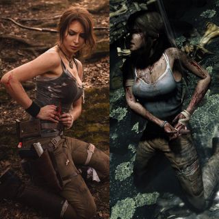 Lena-Lara jako Lara Croft