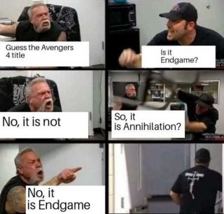 Avengers: Endgame - memy