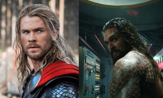 Arthur Curry/Aquaman – Chris Hemsworth. Tych aktorów można by zamienić miejscami w uniwersach i wszystko by grało, Hemsworth nawet bardziej przypomina wersję komiksową ze swoimi blond włosami i aparycją surfera. 