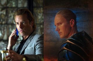 Orm – Guy Pearce. Wizualnie pasowałby jako zły brat Hemswortha, do tego przekonująco krzyczy.