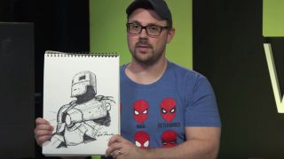 37. Ryan Meinerding - szef rozwoju wizualnego w Marvel Studios; twórca szkiców koncepcyjnych do większości produkcji MCU.