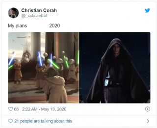 Plany kontra 2020 rok - memy