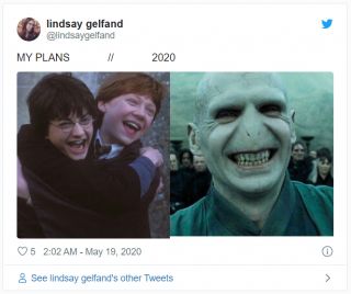 Plany kontra 2020 rok - memy