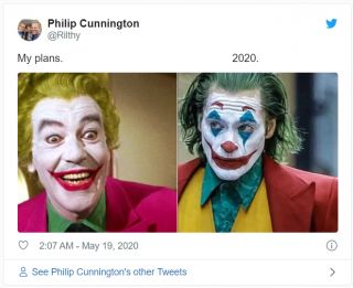 Plany kontra 2020 rok - memy