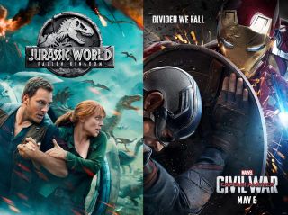 Jurassic World: Upadłe królestwo (13%) vs. Kapitan Ameryka: Wojna bohaterów (87% - ZWYCIĘZCA)