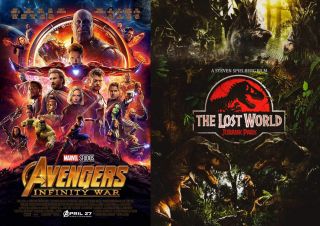 Avengers: Wojna bez granic (89% - ZWYCIĘZCA) vs. Zaginiony Świat: Jurassic Park (11%)