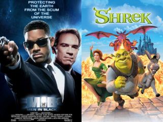 Faceci w czerni (49%) vs. Shrek (51% - ZWYCIĘZCA)