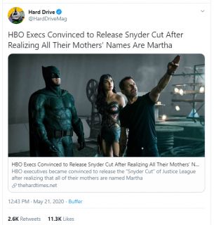 Snyder Cut - memy