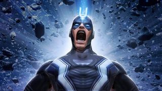 50. Black Bolt - Lider Inhumans. Posiada niewyobrażalną siłę fizyczną, jednak jego największą bronią jest głos – najcichszy szept niszczy miasta, krzyk zaś całe planety. W niektórych komiksach Black Bolt potrafił także manipulować energią i materią, mogąc dowolnie je zmieniać.