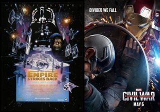 1/8 FINAŁU: Imperium kontratakuje (80% - ZWYCIĘZCA) vs. Kapitan Ameryka: Wojna bohaterów (20%)