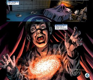 6. Franklin Richards - Syn Reeda Richardsa i Sue Storm – urodzony jako mutant zdradzał obecność nadludzkich mocy tuż po urodzeniu. Potrafi dowolnie zmieniać czas i rzeczywistość, tworząc także miniaturowe wersje całych wszechświatów. Celestianie uznają go za równego sobie, choć moc Franklina wzrasta wraz z jego wiekiem.