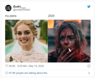 Plany kontra 2020 rok - memy