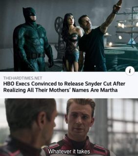 Snyder Cut - memy