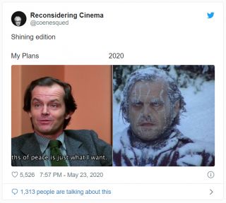 Plany kontra 2020 rok - memy