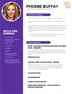 Phoebe - CV