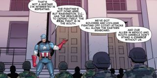 Empyre: Captain America #1 - plansze