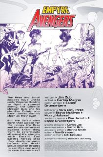 Empyre: Avengers #1 - plansze